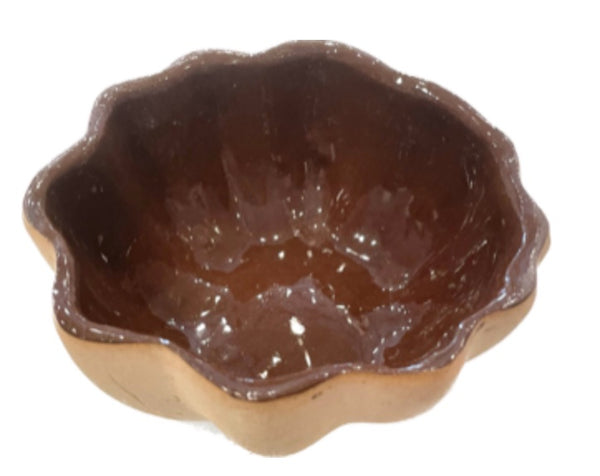 Mini Scallop Bowl | Chestnut
