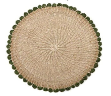 Border Tahitian Placemat | Grass