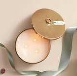 Frasier Fir Frosted Plaid Poured Candle | Large 3-wick