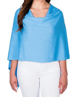 Cotton Cashmere Topper | Cerulean