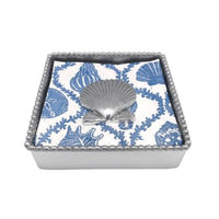 Scallop Shell Beaded Napkin Box