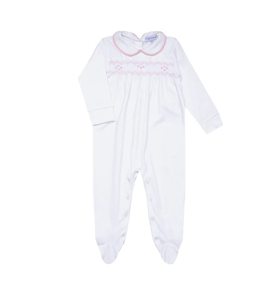 Nella Girl Smocked Footie | 6-9m
