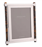 Tortoiseshell & Silver Pillar Frame | 5 x 7