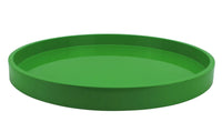 Medium Straight Sided Round Tray | Leaf