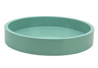 Small Straight Sided Round Tray | Eau De Nil