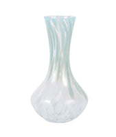 Nuvola Small Fluted Vase | Blue and White