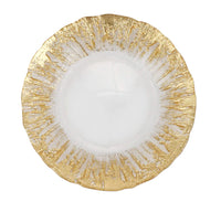 Rufolo Glass Brushstroke Salad Plate