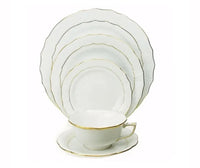 Golden Edge 4 Piece Place Setting