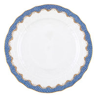 Fish Scale Service Plate | Blue