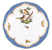 Rothschild Bird Tea Saucer Motif #8 | Blue