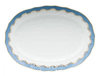 Fish Scale Platter 15" | Blue