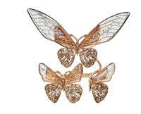 Flutter Napkin Ring | Champagne & Gold