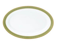 Arcades Oval Platter | Green Gold