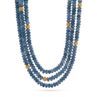 Berry & Bead Triple Strand Necklace | Ocean Jade
