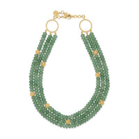 Berry & Bead Triple Strand Necklace | Meadow Jade