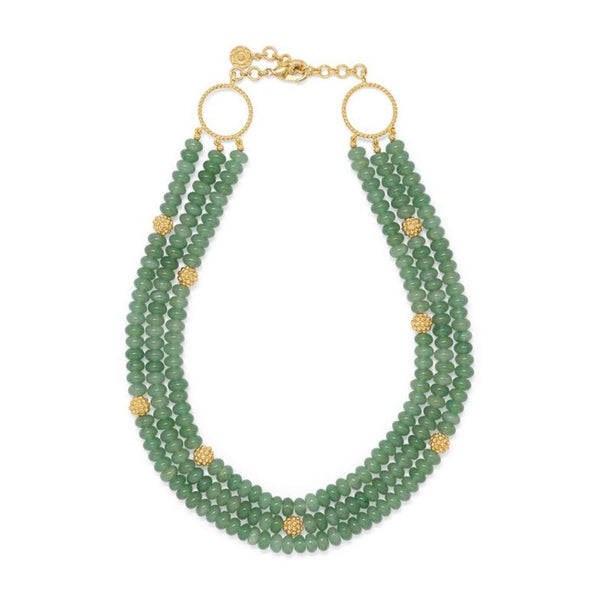 Berry & Bead Triple Strand Necklace | Meadow Jade