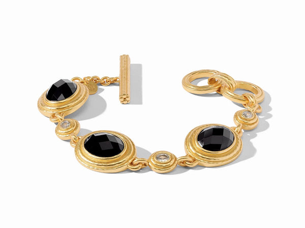Tudor Stone Bracelet | Obsidian Black