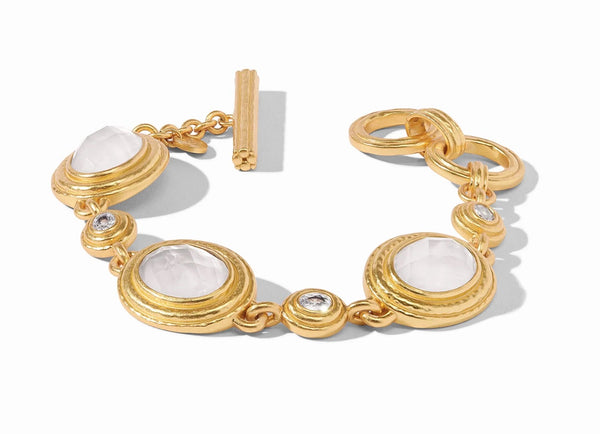 Tudor Stone Bracelet |Iridescent Clear Crystal
