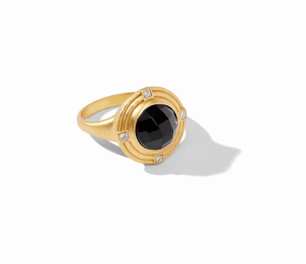 Astor Ring | Obsidian Black | Size 7