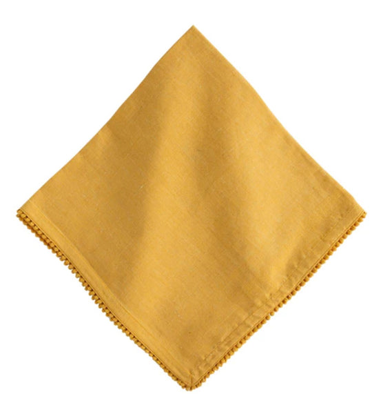 Berry Trim Napkin | Saffron