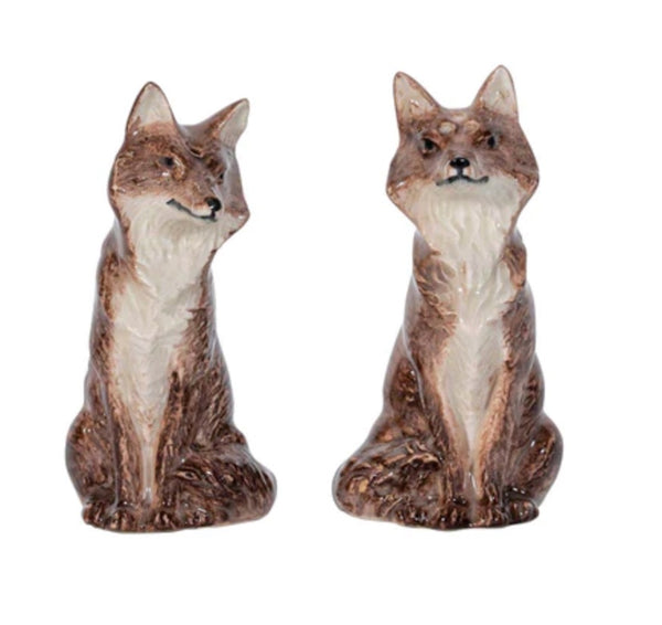 Louis & Marie Fox Salt and Pepper Shakers