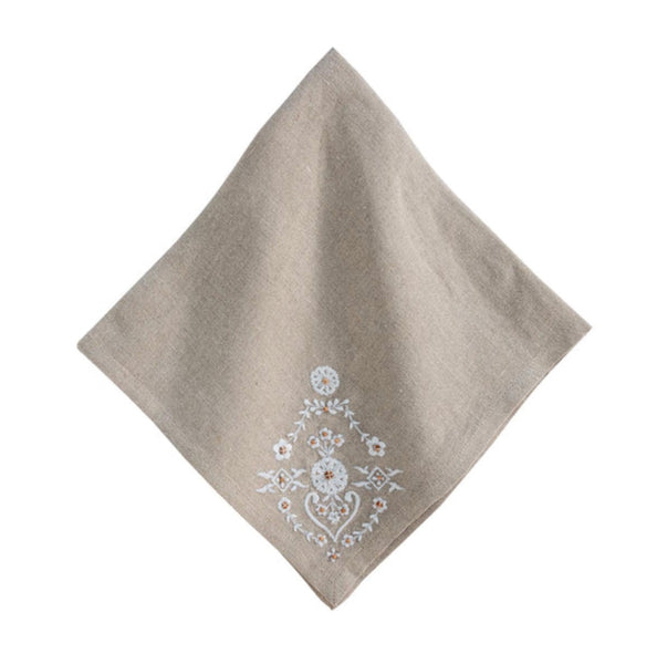 Heidi Embroidered Napkin | Natural