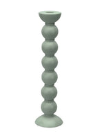 Extra Large Bobbin Candle Stick | Sage
