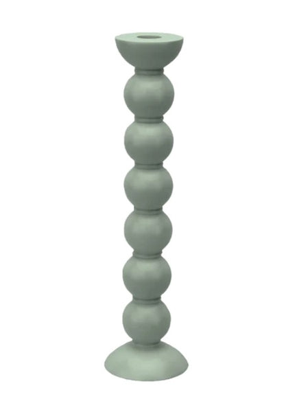 Extra Large Bobbin Candle Stick | Sage
