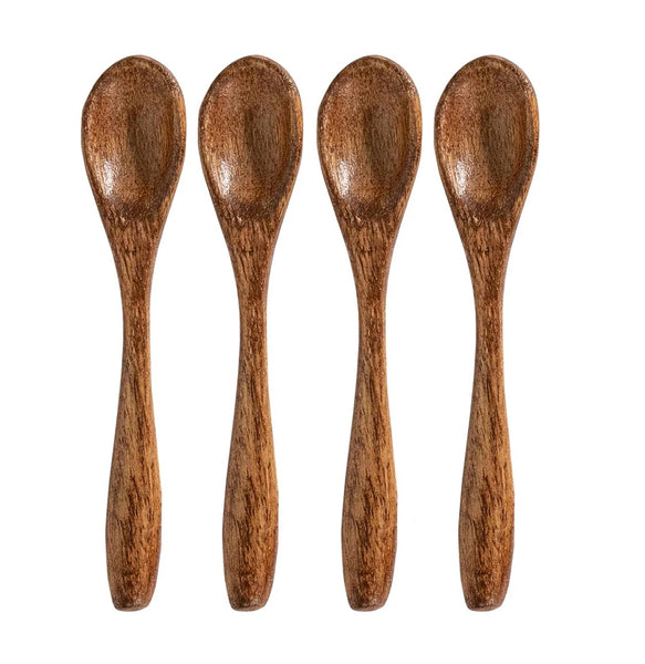 Bilbao Wood Petite Spoons | Set of 4