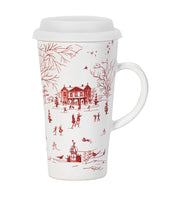 Country Estate Winter Frolic Travel Mug