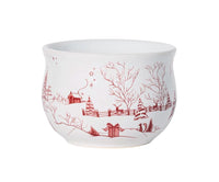 Country Estate Winter Frolic Comfort Bowl | Ruby
