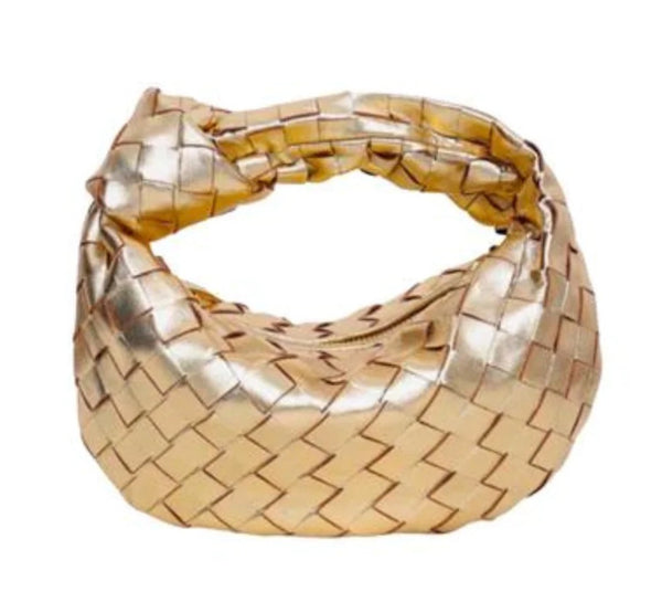 Braided Hattie Bag | Gold