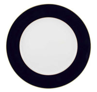 Horizon Cobalt Buffet Plate | Gold Edge