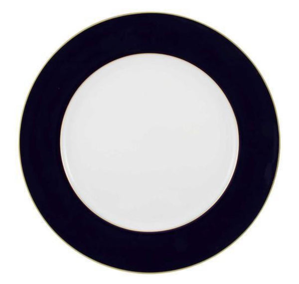 Horizon Cobalt Buffet Plate | Gold Edge