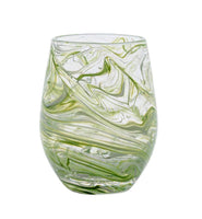 Puro Marbled Stemless Wine | Green