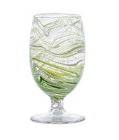 Puro Marbled Goblet | Green