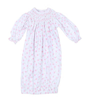 Tessa's Classic Bishop Print Long Sleeve Gown | NB