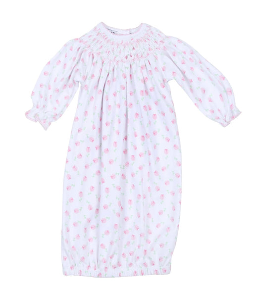 Tessa's Classic Bishop Print Long Sleeve Gown | NB