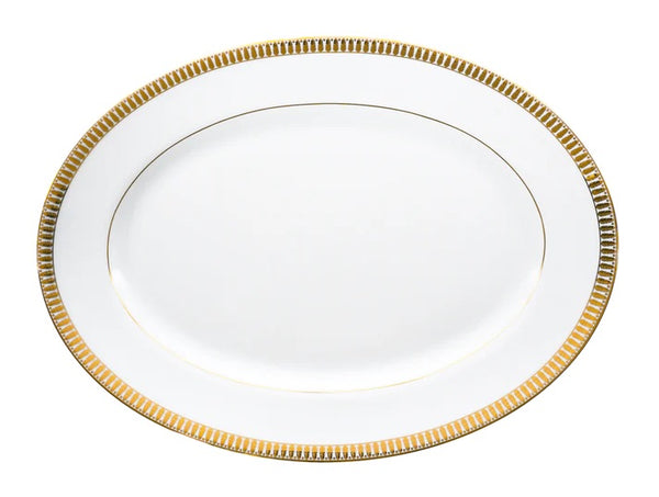 Plumes Large Oval Dish
