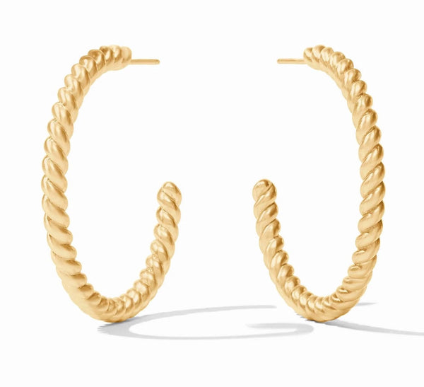 Nassau Hoop Earrings | L