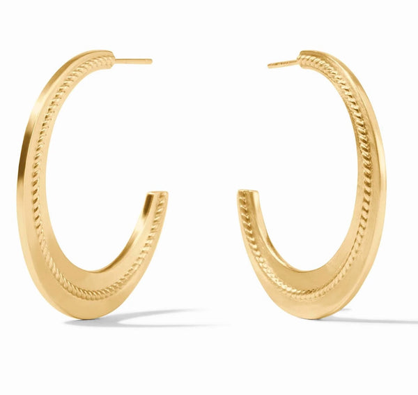 Nassau Crescent Hoop Earrings | L