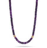 Berry Single Strand Necklace | Violet Jade