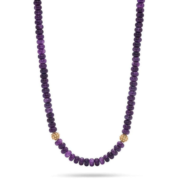 Berry Single Strand Necklace | Violet Jade