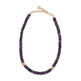 Berry Single Strand Necklace | Violet Jade