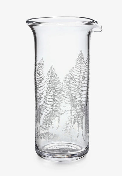 Engraved Fern Ascutney Bar Pitcher | Tall