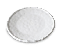 VIDA Bamboo Round Platter | White