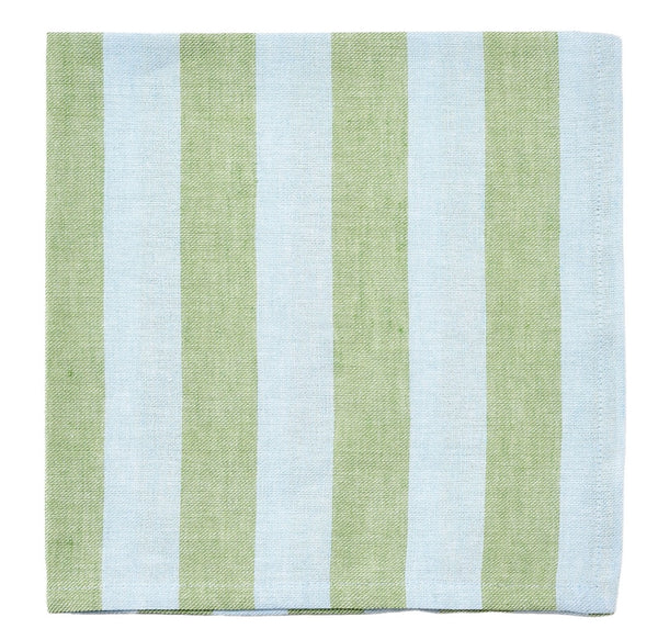 Palm Beach Striped Napkin | Sky