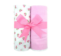 Burp Pads Cherries | Set of 2