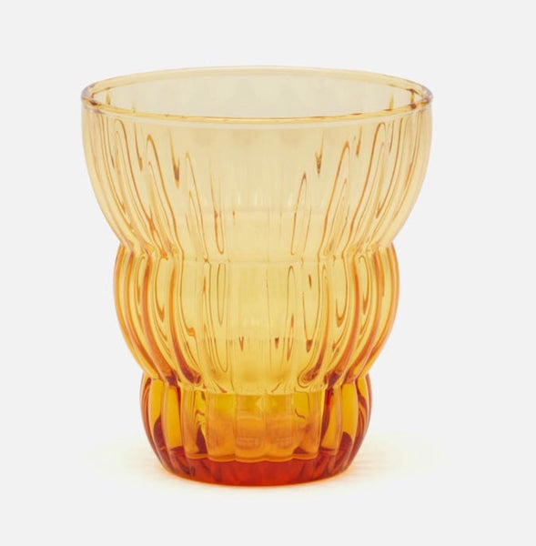 Meredith Glass Tumbler | Amber