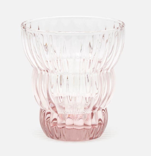 Meredith Glass Tumbler | Pink